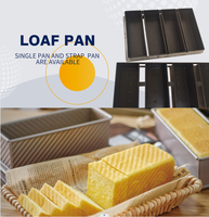 Moule à pain rectangulaire en aluminium antiadhésif, épaisseur 0,8 mm, compatible four, pour 450 g – Vente chaude, prix compétitif