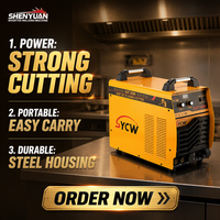 Machine à souder portable SHENYUAN 380V Inverter CUT-120N avec pompe à air, découpeur plasma, épaisseur 30-35mm, garantie 1 an, neuf