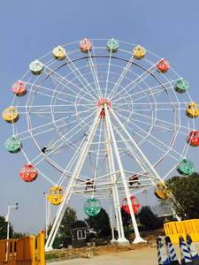Gran Oferta: Rueda de la Fortuna de Acero Personalizada para Parques de Atracciones, 30m de Altura, para Luna Park - Product Image 6