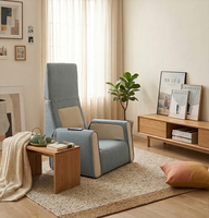 Mini fauteuil de massage avec compression d'air, pétrissage, chauffage, tapotement, pliable, 4 positions, pour la maison, le bureau, le salon
