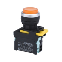 Bouton-poussoir en plastique de 22 mm avec fonction marche/arrêt et anneau RGB pour interfaces