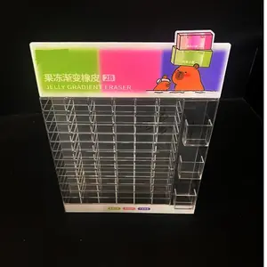 Customized design eraser display acrylic display stand acrylic display