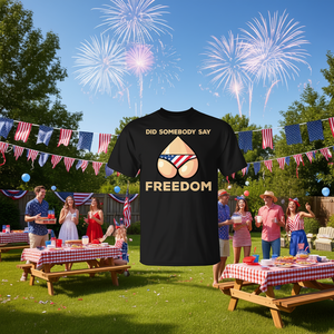 Camiseta del Día de la Independencia con diseño de bikini con bandera de Estados Unidos para mujer - Product Image 3