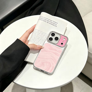 Funda para <span class=keywords><strong>iPhone</strong></span> 17 Pro Max/14/15 con Diseño de Ondas de <span class=keywords><strong>Agua</strong></span> y Orificios Grandes, Acrílica, de Alta Estética, con Función Antihuellas, Novedad 2026 - Product Image 3