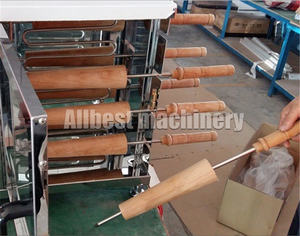 Automatic Electric Bread Rolls Making Machinery Waffle Cone <b>Maker</b> <b>Ice</b> <b>Cream</b> Cone <b>Maker</b> Chimney Cake Machine for Sale - Product Image 4