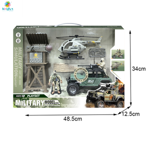 Juego <span class=keywords><strong>de</strong></span> Juguetes <span class=keywords><strong>de</strong></span> Simulación <span class=keywords><strong>de</strong></span> Combate Militar para Niños, Incluye Camión del Ejército <span class=keywords><strong>de</strong></span> Plástico y Helicóptero con Efectos <span class=keywords><strong>de</strong></span> Luz y Música - Product Image 6