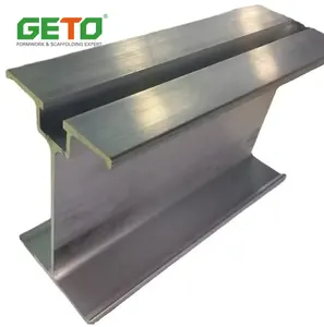 Geta 6061 T5铝结构梁150毫米、165毫米、225毫米，用于建筑模板梁成型系统