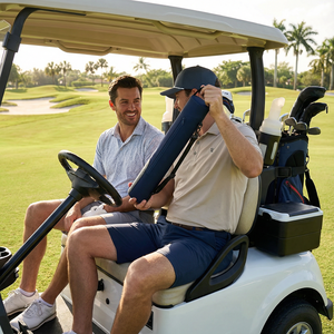 Bolsa Térmica para Cerveza <span class=keywords><strong>de</strong></span> Golf con Logotipo Personalizado, Bolsa Térmica Aislada para 7 Latas <span class=keywords><strong>de</strong></span> Golf con Correa para el Hombro - Product Image 5