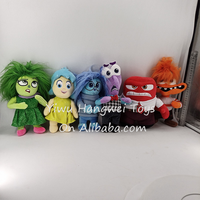 Vente en gros usine : Jouets en peluche Inside Out de 4 et 8 pouces, figurines de dessins animés et de films, poupées, cadeaux pour enfants