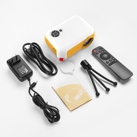 Transjee A10 Professionnel 1080p Natif HD Wifi Sans Fil Projecteur Petit Smart Home Intérieur Cinéma Vidéo Film Mini Projecteur