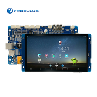 Procus papan layar sentuh panel hmi, 7 inci dengan display pabrik oem untuk tampilan lcd fleksibel