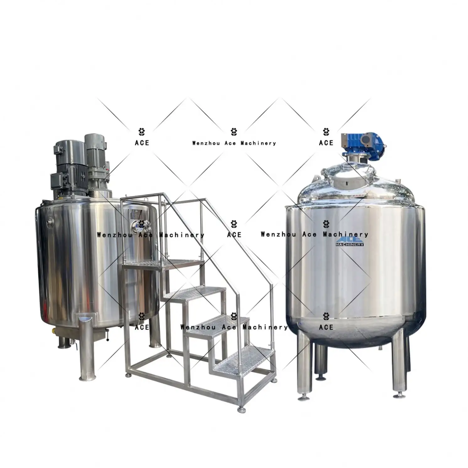 ACE IBC Mixer khuấy ngang IBC Tank Mixer chất lỏng khuấy cho 200 L IBC Tank