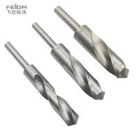 Foret hélicoïdal FEIDA HSS M2 1/2 pouce en acier rapide à queue réduite pour le perçage du métal, de l'acier inoxydable, de l'alliage de titane et de l'aluminium