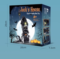 PANDAS Jack's House 766 pièces Halloween célébration bloc de construction modèle ensemble vacances Construction jouet pour fête décoration cadeau