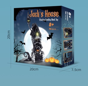 PANDAS Jack's House 766 Uds CELEBRACIÓN DE Halloween modelo de bloques de construcción conjunto juguete de construcción de vacaciones para regalo de decoración de fiesta - Product Image 6