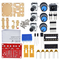 XR2206 Function Signal Generator DIY Kit Sine/Triangle/Square Output 1Hz-1MHz Signal Generator Adjustable Frequency Amplitude