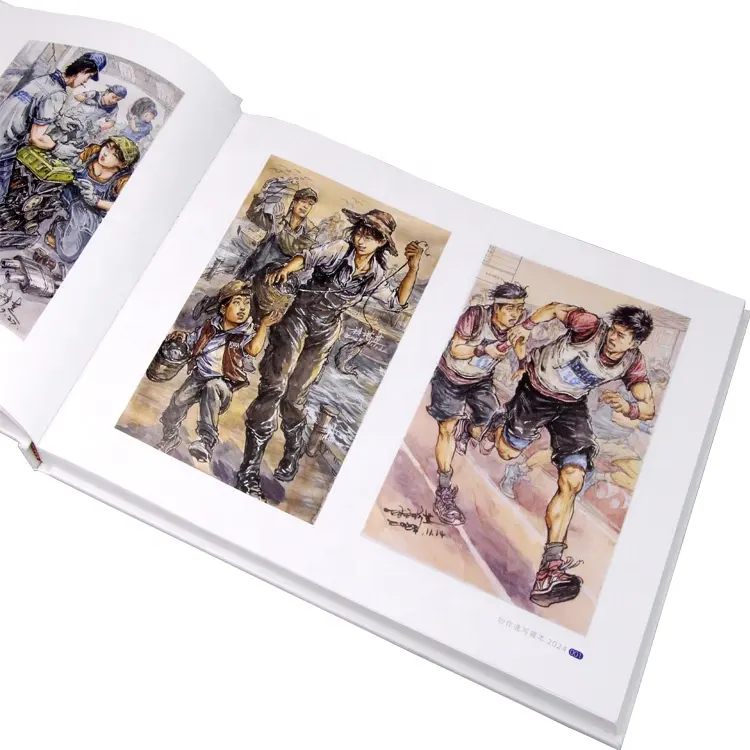 Custom picture hardback academy and life drawing book for children hard cover books printing