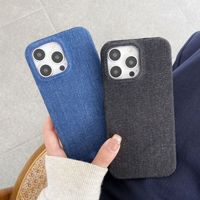 Coque ultra-fine populaire pour iPhone 18 Pro Max, étui de protection rigide en jean pour iPhone 17 16 15