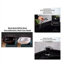 Lit moderne semi-inclinable avec shampoing thaïlandais pour salons de coiffure Lit à shampoing assis noir Accoudoirs Chaise avec shampoing pour le lavage des cheveux