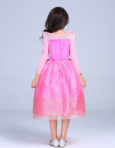 <span class=keywords><strong>Disney</strong></span> principessa bella addormentata Costume di raso Dress-Up per bambine per feste di carnevale - Product Image 5