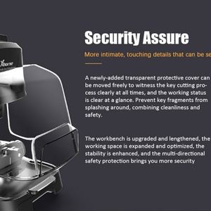 Máquina de Corte de Llaves Automática Portátil Xhorse Dolphin II XP-005L XP005L con Pantalla Táctil y Batería Integrada - Product Image 3