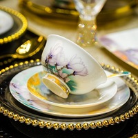 Nouveaux services de table en porcelaine fine de style européen durables pour les restaurants et les hôtels