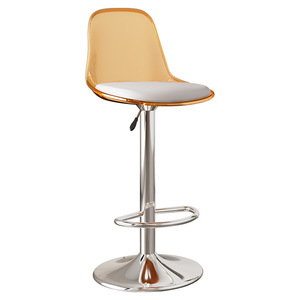 Chaises de <span class=keywords><strong>bar</strong></span> modernes réglables en acier, tabourets hauts pour <span class=keywords><strong>bar</strong></span> à domicile et usage hôtelier avec fonction pivotante et design écologique - Product Image 1