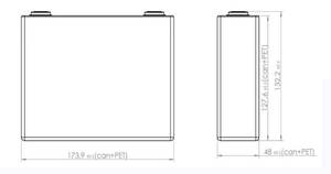 Tipsun 100ah 3,2 v lifepo4 batería de iones de litio - Product Image 3