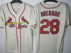 Gran Oferta # 4 Molina # Camiseta de Béisbol de los Cardenales de San Luis para Hombre, Número 28 Arenado - Product Image 5