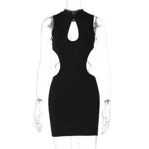 Nuovo Abito Estivo alla Moda Stile Spicy Girl, Aderente, Street Style, con Schiena Scoperta e Dettagli Sexy, <span class=keywords><strong>Mini</strong></span> Abito Sexy 3547 - Product Image 5