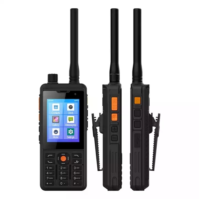POC Zello Walkie Talkie Dual SIM Card F5 Quad Band 5300mah Big Battery 4G LTE Android Mobile Phone With UHF PTT