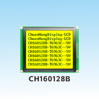Modul LCD Grafis Dot Matrix COB CH160128B 160x128 101.0x82.0mm Pengontrol T6963C/UC6963 Pabrik ChuanHangDisplay Langsung dari Pabrik