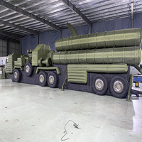 Modèle de véhicule camouflage sur mesure de grande taille, lanceur de radar gonflable géant, véhicule de lancement tactique
