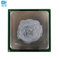 4 pièces Poids net 7 grammes Gris GD007 Pâte de graisse thermoconductrice Composés dissipateurs thermiques pour CPU LED Seringue Emballage