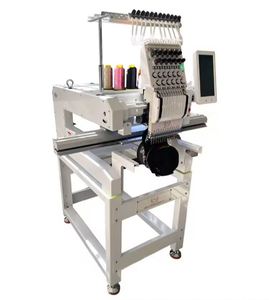 Máquina de Bordar Computarizada Plana y Automática |   Rodamiento Industrial de Cabezal Único para Procesamiento de Alimentos, Encaje e Hilo, 1200 RPM - Product Image 1