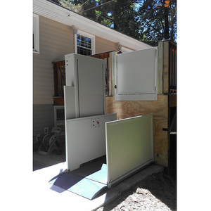 Elevador Residencial para Sillas de Ruedas de 1 a 6 m, 250 kg, Elevador para Escaleras Pequeñas, Elevador para Sillas de Ruedas para Exteriores con <span class=keywords><strong>Cabina</strong></span> - Product Image 3