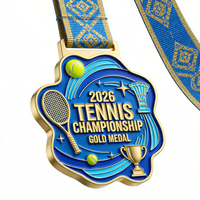 Medalla Deportiva Personalizada de Metal para Niños, con Logotipo, Diseño 2D y 3D, para Maratón, Fabricada en China