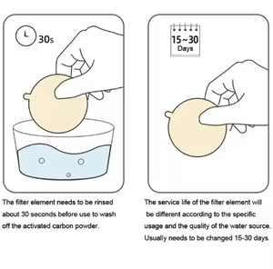 Than hoạt tính Pet đài phun nước lọc 5 giai đoạn lọc di động ngoài trời mèo thay thế bộ lọc - Product Image 6