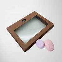 Boîte en carton personnalisée de qualité supérieure à deux pièces pour la présentation en vitrine, idéale pour le savon et les emballages cadeaux de soins personnels