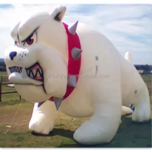 אור ענק בעלי החיים בלון לפוצץ מתנפח פרסום התלבושות Angry כלב מתנפח H718