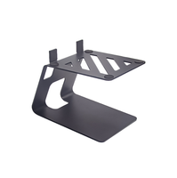 Support de moniteur de bureau personnalisé Yibo en acier inoxydable poli blanc/noir et alliage d'aluminium pour haut-parleur intelligent