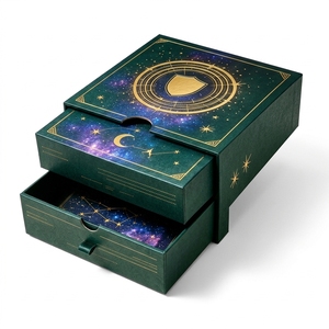 Empaque de Regalo Espiritual de Lujo: Caja Rígida con Cajón para Profesionales de Tarot e Instructores de Yoga - Product Image 5