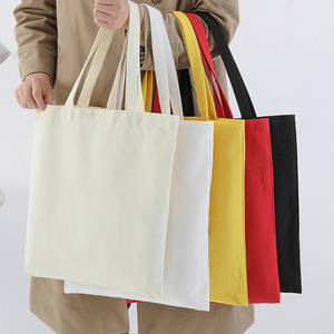 Custom Your Own Shopping Bags Canvas Cotton Tote Bag Blank Shopper Bags With Logo Printed