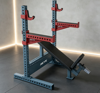 Banc de musculation réglable à charge libre, multifonctionnel (plat/incliné) pour press à la poitrine, en acier, capacité 1,6T, pour la musculation et le renforcement musculaire