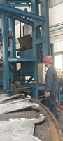 Ligne automatique de production de plaques d'anode rondes en disque pour l'électrolyse et le raffinage du minerai de plomb