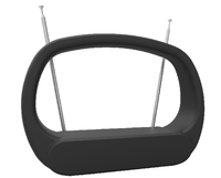 UHD-8906B Hoge Kwaliteit Hoge Versterking Digitale Hdtv Antenne Binnenversterker Sterke 4K Freeview Signaalontvangst Dvbt Booster Antenne