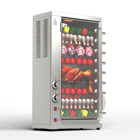 Gril Électrique Professionnel pour Barbecue, Four à Rôtisserie Populaire pour Kebab, Viande, Poulet, Idéal pour Restaurants et Entreprises Gastronomiques