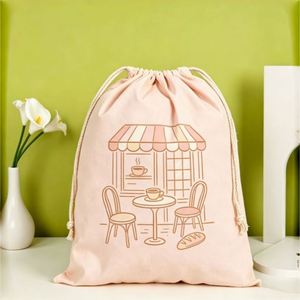 Sac de voyage en toile à double couture renforcée, pochette pliable portable pour chaussures et vêtements avec rangement séparé - Product Image 3