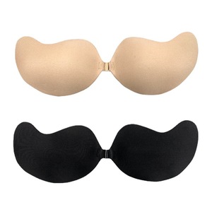 Soutien-gorge adhésif en forme de mangue sans bretelles, soutien-gorge en silicone collant invisible pour robe dos nu avec couvre-mamelons - Product Image 1
