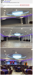 Grande <span class=keywords><strong>Lampadario</strong></span> Rotondo in Cristallo Personalizzato per Sale da Ballo di Hotel, Banchetti Nuziali e Progetti di Illuminazione per Soffitti Bassi - Product Image 3